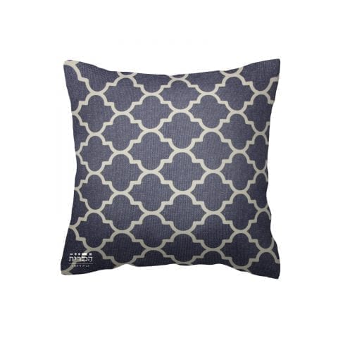 כרית צורות בכחול