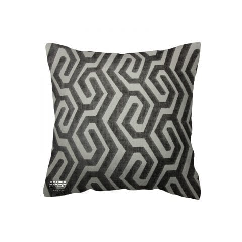 כרית צורות באפור כהה