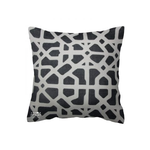 כרית צורות בשחור לבן