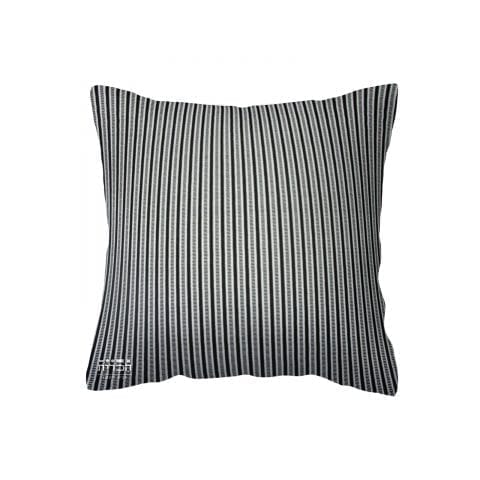 כרית פסים שחור לבן דקים