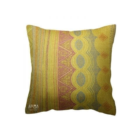 כרית נוי חרדלית