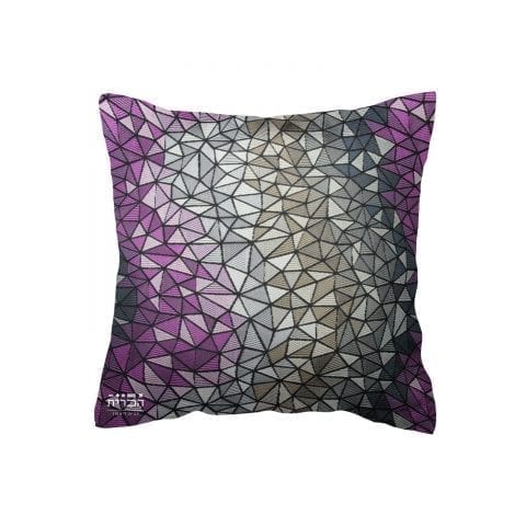 כרית בסגנון גאודי בגווני סגול