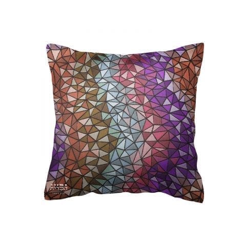 כרית נוי בסגנון גאוודי בצבעים חמים