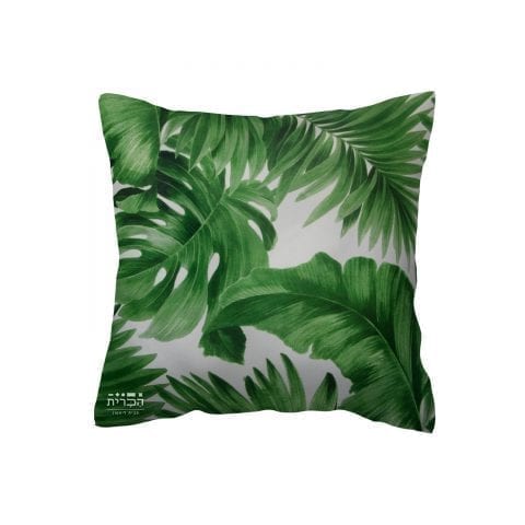 כרית עלים בירוק כהה