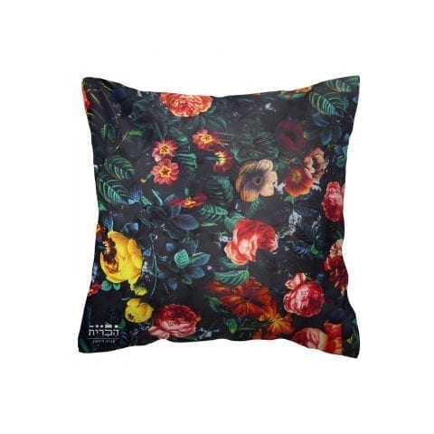 כרית נוי פרחים ושושנים