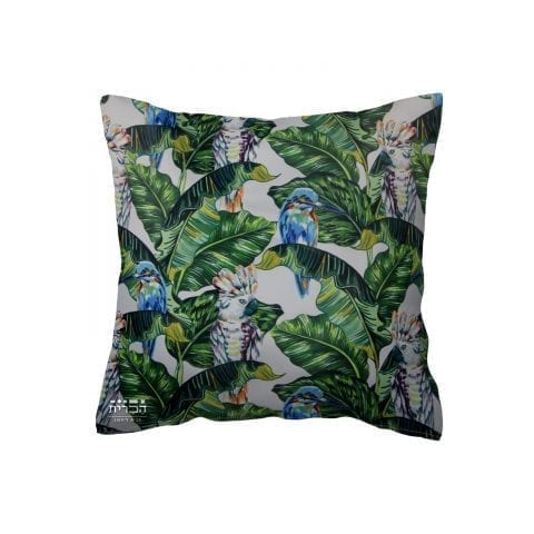 כרית נוי ציפורים וענפים