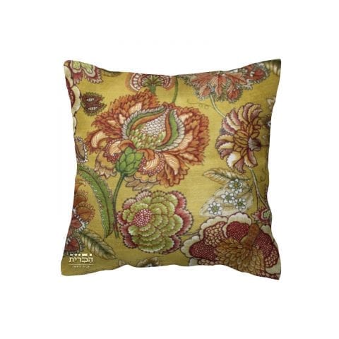 כרית נוי פרחונית