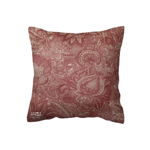 כרית פרח אדום