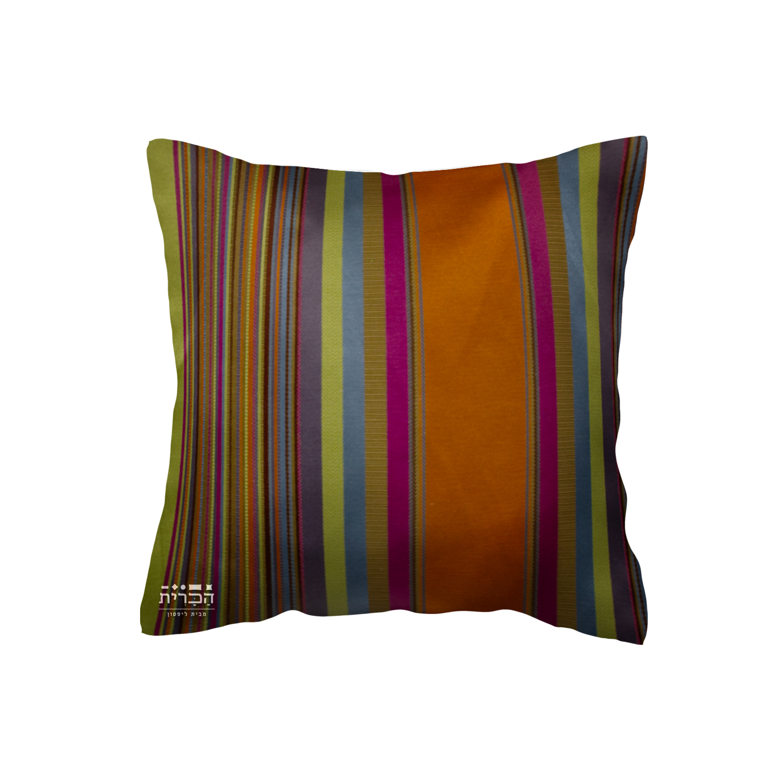 כרית נוי פסים צבעוניים כרית פסים צבעוניים