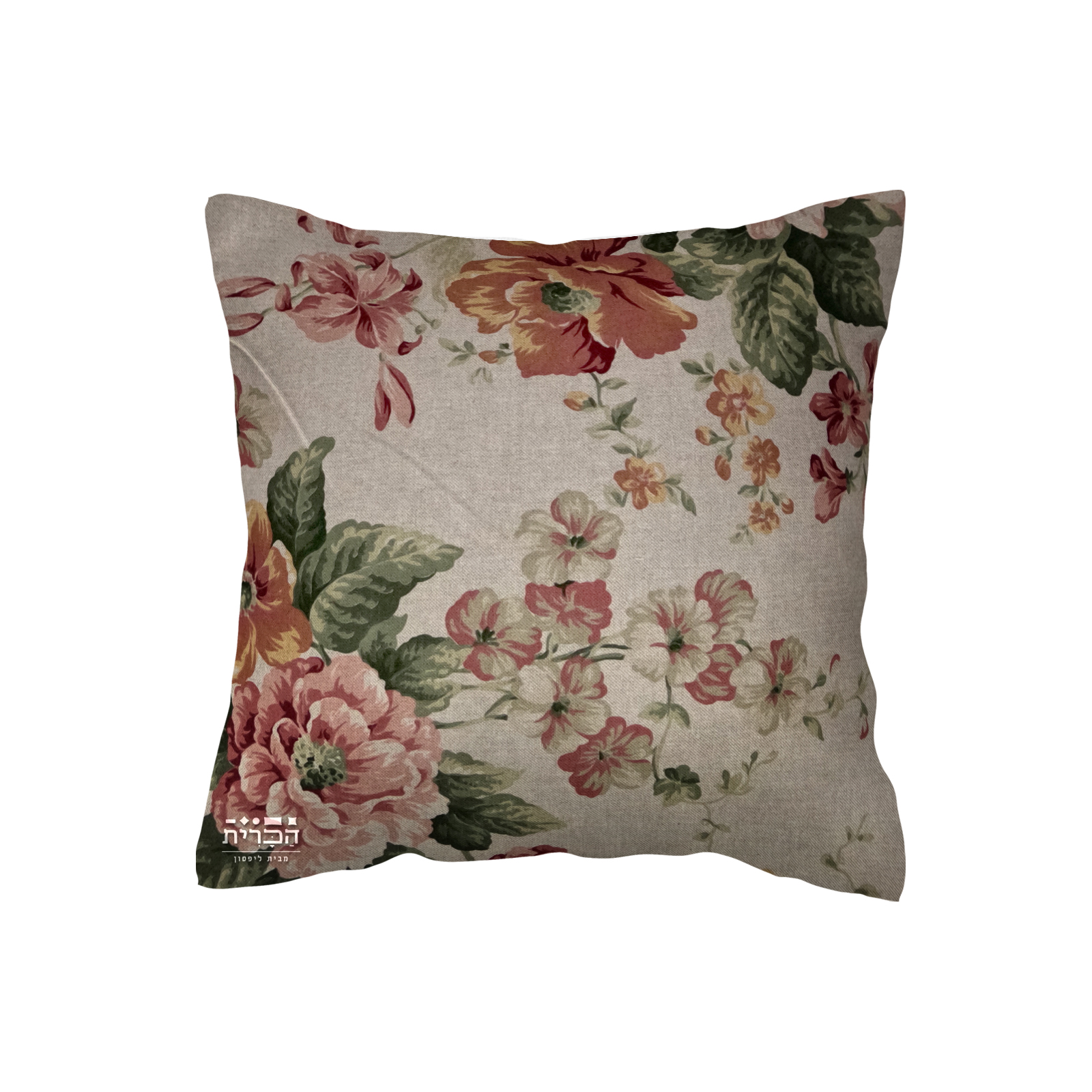 כרית פרחונית כרית נוי פרחים